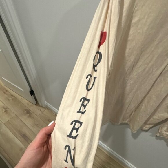 NWOT- FREE PEOPLE x DAYDREAMER COLLAB QUEEN OF HEARTS LONG SLEEVE - Picture 5 of 8